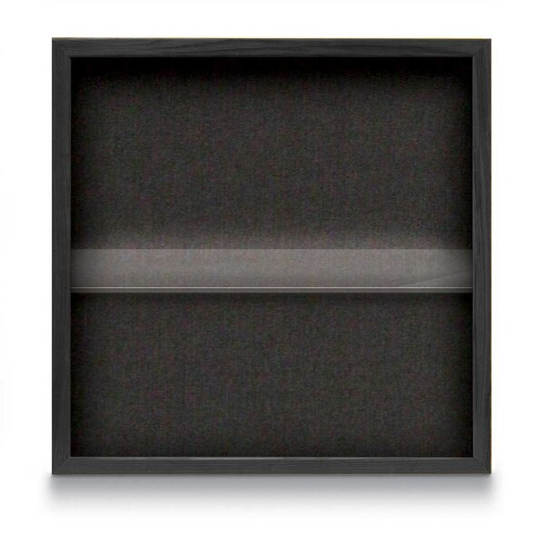 Outdoor Enclosed Combo Board, 48"x36", Bronze Frame/Blue & Cork